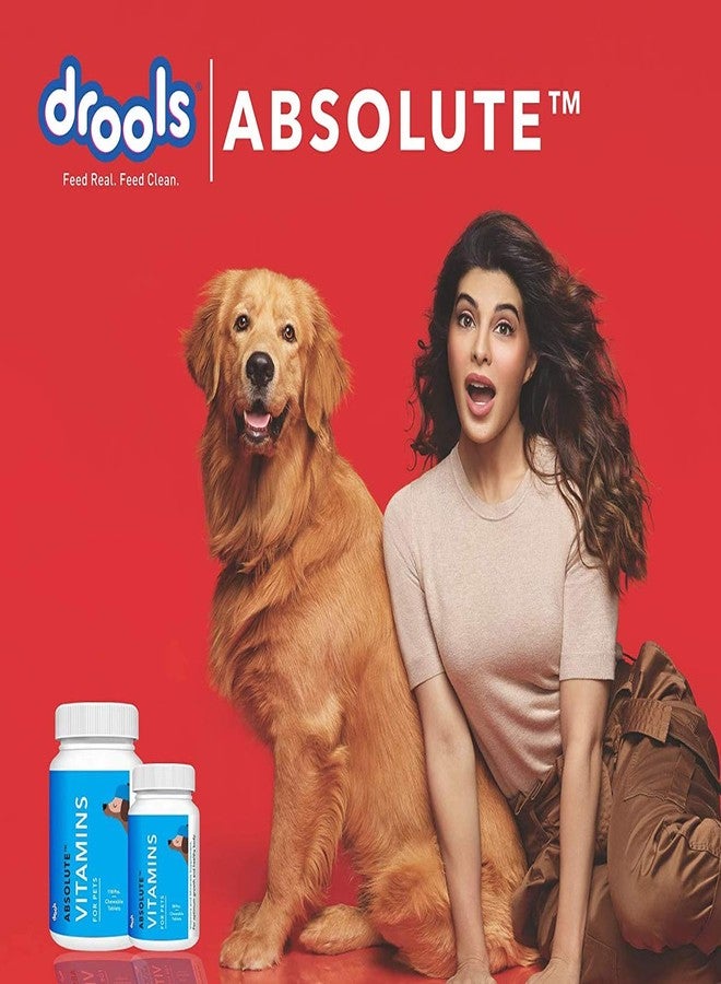 Drools Dog Supplements Combo of Vitamin Tablet - 110 Pcs and Calcium Bone Jar - 40 Pieces, 600g - Image 4